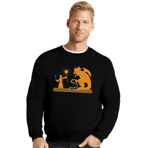 Secret_Shirts Crewneck Sweater, Unisex / Small / Black Epic Battle
