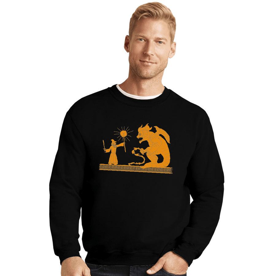 Secret_Shirts Crewneck Sweater, Unisex / Small / Black Epic Battle