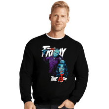 Load image into Gallery viewer, Secret_Shirts Crewneck Sweater, Unisex / Small / Black Jason 13TH NES
