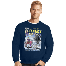 Load image into Gallery viewer, Shirts Crewneck Sweater, Unisex / Small / Navy Tales Of Fantasy 7
