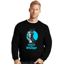 Load image into Gallery viewer, Secret_Shirts Crewneck Sweater, Unisex / Small / Black Queen VS  Bishop
