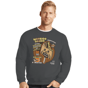 Shirts Crewneck Sweater, Unisex / Small / Charcoal Wookiee Cookie