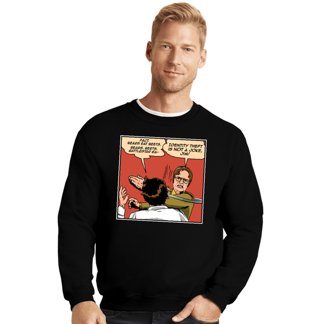 Shirts Crewneck Sweater, Unisex / Small / Black Identity Slap