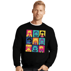 Shirts Crewneck Sweater, Unisex / Small / Black Sailor Pop
