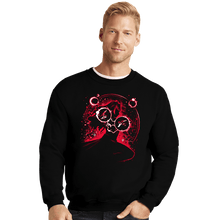 Load image into Gallery viewer, Daily_Deal_Shirts Crewneck Sweater, Unisex / Small / Black Scarlet Chaos
