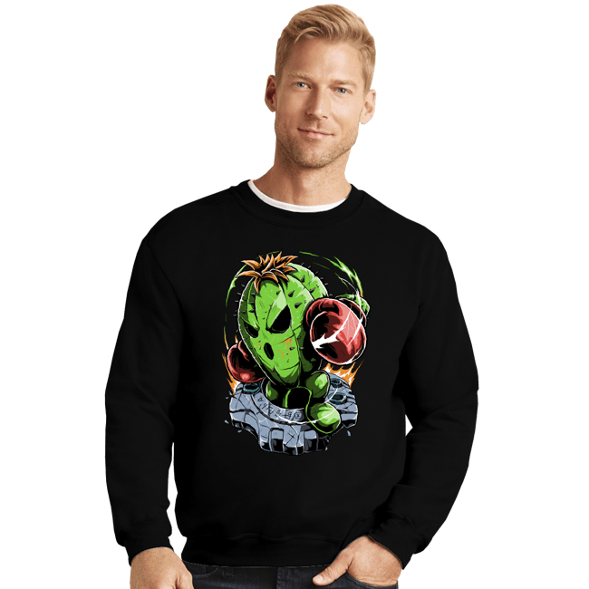 Secret_Shirts Crewneck Sweater, Unisex / Small / Black Battle Togemon