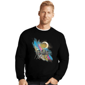 Shirts Crewneck Sweater, Unisex / Small / Black Senshi Of The Galaxy