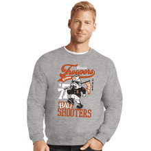 Load image into Gallery viewer, Daily_Deal_Shirts Crewneck Sweater, Unisex / Small / Sports Grey Troopers Academy
