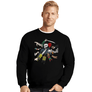 Shirts Crewneck Sweater, Unisex / Small / Black Hallowick