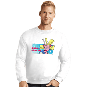 Secret_Shirts Crewneck Sweater, Unisex / Small / White Pretty Guardian Cynthia