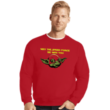 Load image into Gallery viewer, Secret_Shirts Crewneck Sweater, Unisex / Small / Red Speed Force
