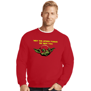 Secret_Shirts Crewneck Sweater, Unisex / Small / Red Speed Force