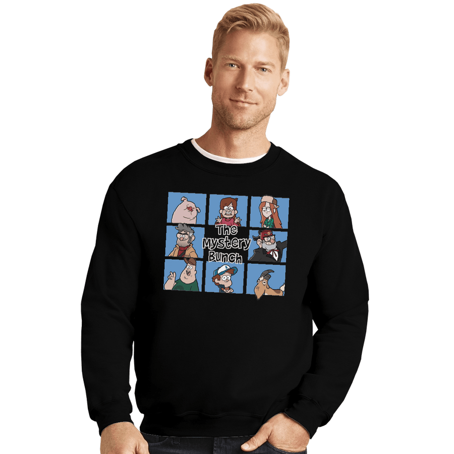 Shirts Crewneck Sweater, Unisex / Small / Black The Mystery Bunch