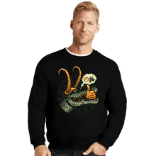 Load image into Gallery viewer, Shirts Crewneck Sweater, Unisex / Small / Black No Hand No Problem

