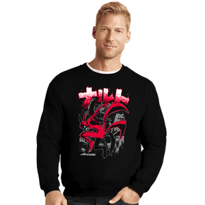 Shirts Crewneck Sweater, Unisex / Small / Black Kyuubi
