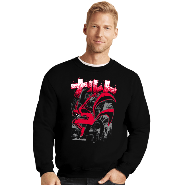 Shirts Crewneck Sweater, Unisex / Small / Black Kyuubi