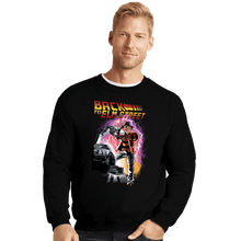 Load image into Gallery viewer, Daily_Deal_Shirts Crewneck Sweater, Unisex / Small / Black Back To Elm Street
