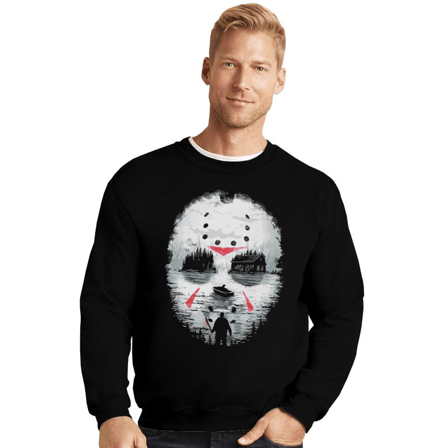 Shirts Crewneck Sweater, Unisex / Small / Black Friday Night Terror