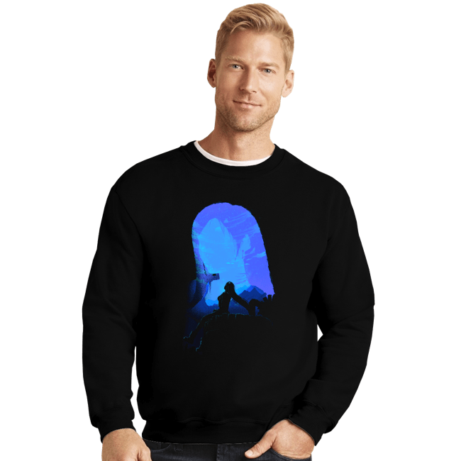 Shirts Crewneck Sweater, Unisex / Small / Black Childhood Friend