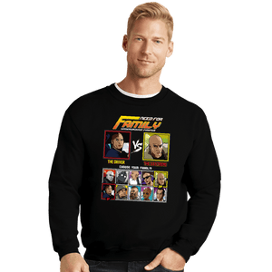 Shirts Crewneck Sweater, Unisex / Small / Black Family Fighter