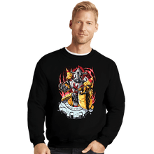 Load image into Gallery viewer, Daily_Deal_Shirts Crewneck Sweater, Unisex / Small / Black Battle War Greymon
