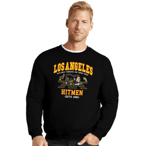 Shirts Crewneck Sweater, Unisex / Small / Black L.A. Hitmen