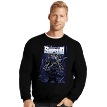 Load image into Gallery viewer, Secret_Shirts Crewneck Sweater, Unisex / Small / Black Time To Shredd
