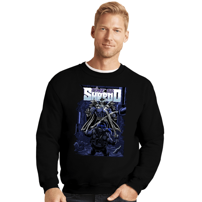 Secret_Shirts Crewneck Sweater, Unisex / Small / Black Time To Shredd