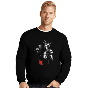 Shirts Crewneck Sweater, Unisex / Small / Black Soldier Ink