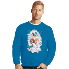 Load image into Gallery viewer, Shirts Crewneck Sweater, Unisex / Small / Sapphire Sailor Princesses
