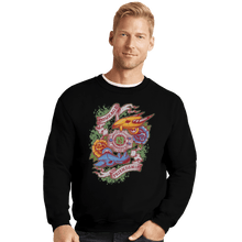 Load image into Gallery viewer, Shirts Crewneck Sweater, Unisex / Small / Black Digital Destiny
