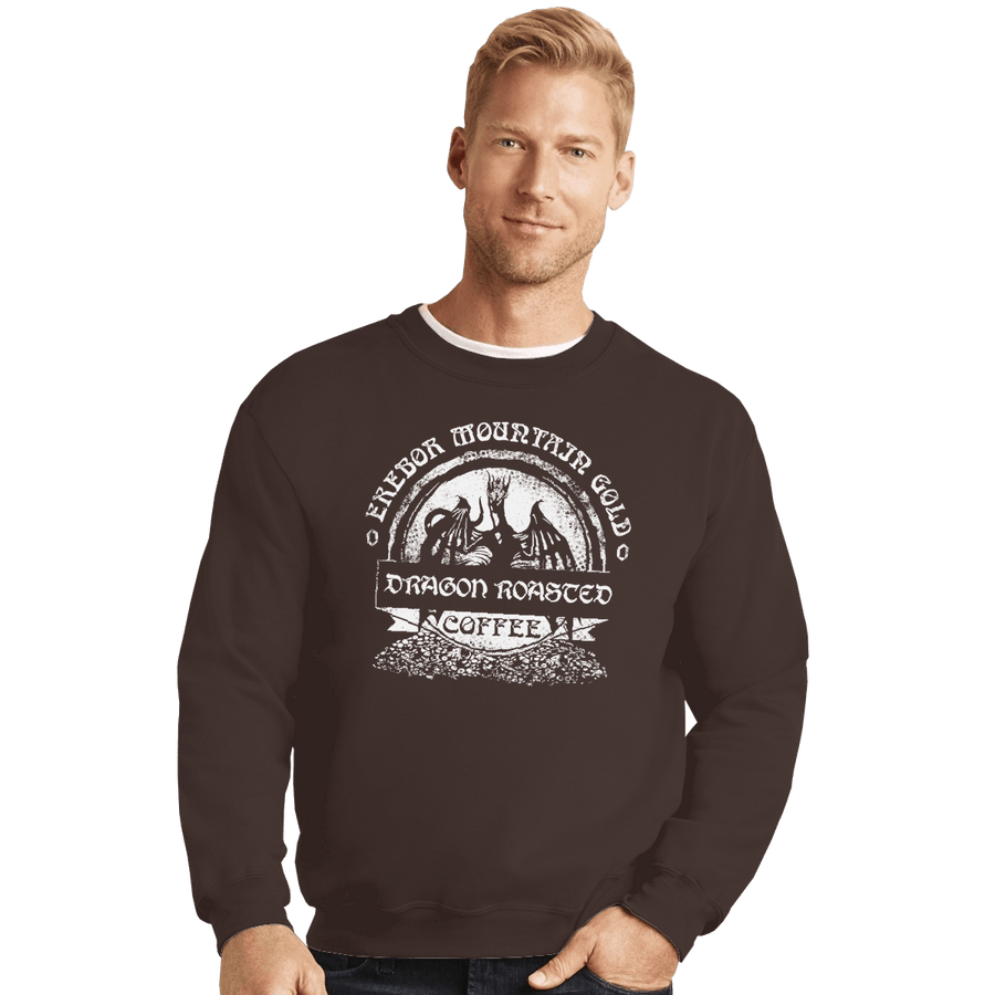 Shirts Crewneck Sweater, Unisex / Small / Dark Chocolate Erebor Coffee