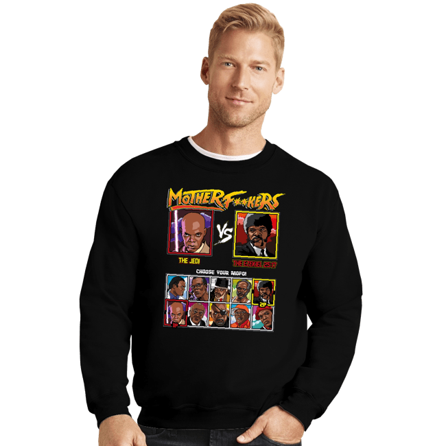 Shirts Crewneck Sweater, Unisex / Small / Black Mother F Ers
