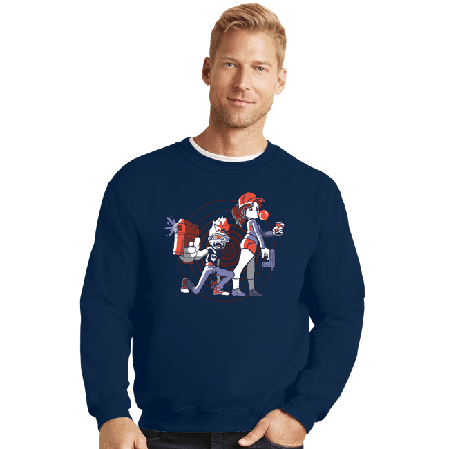 Secret_Shirts Crewneck Sweater, Unisex / Small / Navy Zombies Ate My