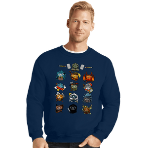 Shirts Crewneck Sweater, Unisex / Small / Navy Dice Master