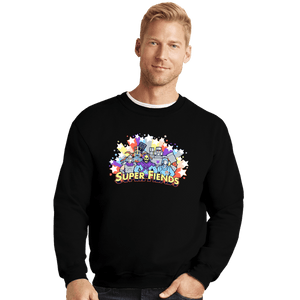 Secret_Shirts Crewneck Sweater, Unisex / Small / Black Superfiends