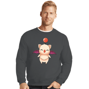 Shirts Crewneck Sweater, Unisex / Small / Charcoal Moogle