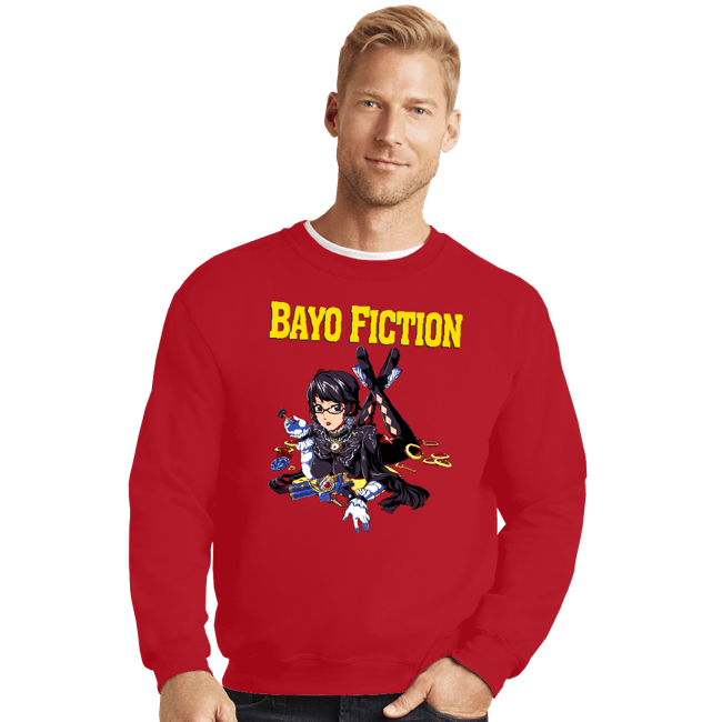 Secret_Shirts Crewneck Sweater, Unisex / Small / Red Bayo Fiction