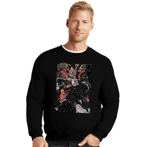 Secret_Shirts Crewneck Sweater, Unisex / Small / Black Heavy Arms