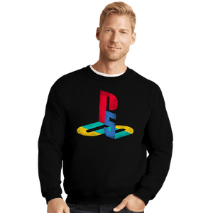 Shirts Crewneck Sweater, Unisex / Small / Black PS5 Classic