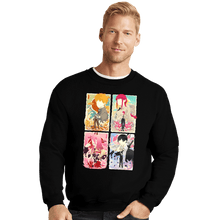 Load image into Gallery viewer, Shirts Crewneck Sweater, Unisex / Small / Black Public Devil Hunter
