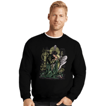 Load image into Gallery viewer, Secret_Shirts Crewneck Sweater, Unisex / Small / Black The Dark Kiss
