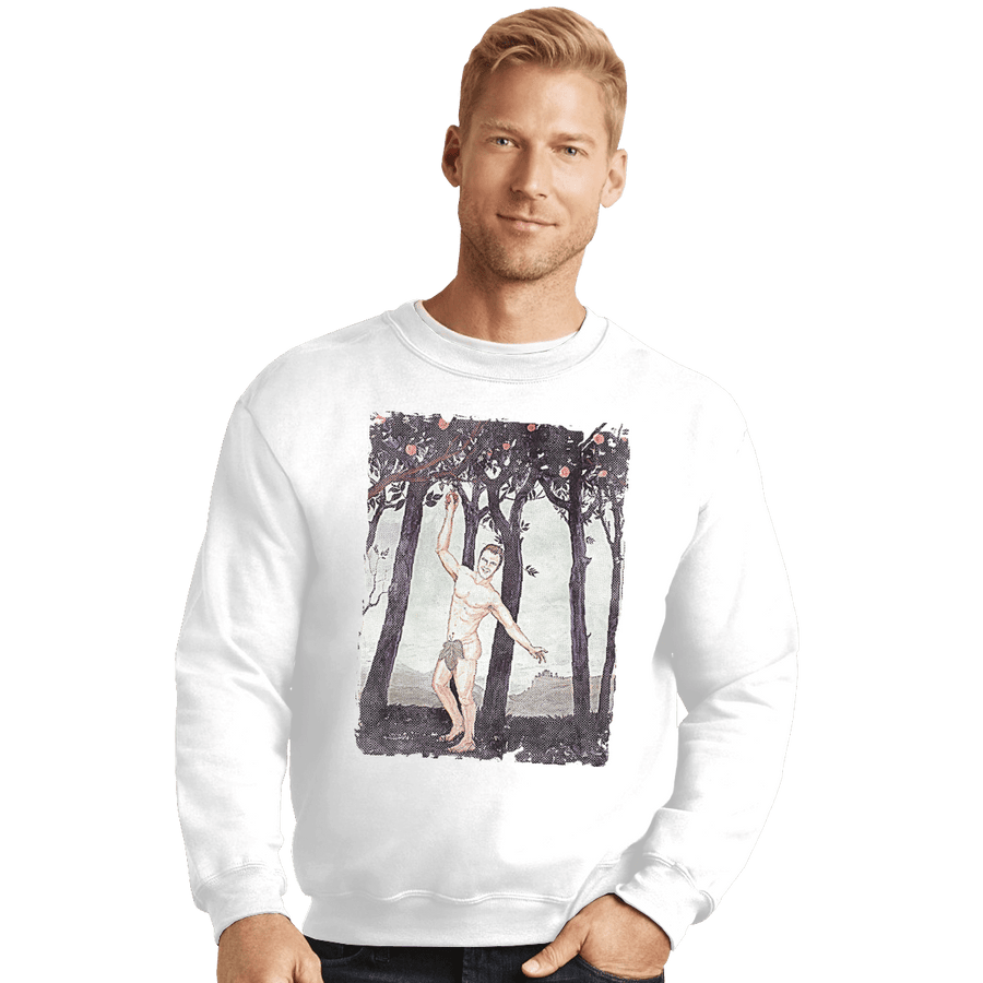 Shirts Crewneck Sweater, Unisex / Small / White Celebration