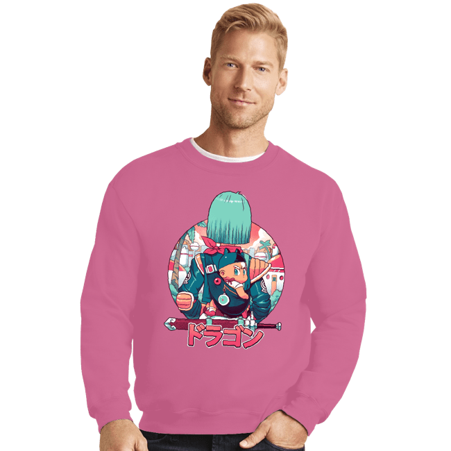 Daily_Deal_Shirts Crewneck Sweater, Unisex / Small / Azalea Summer Dragons