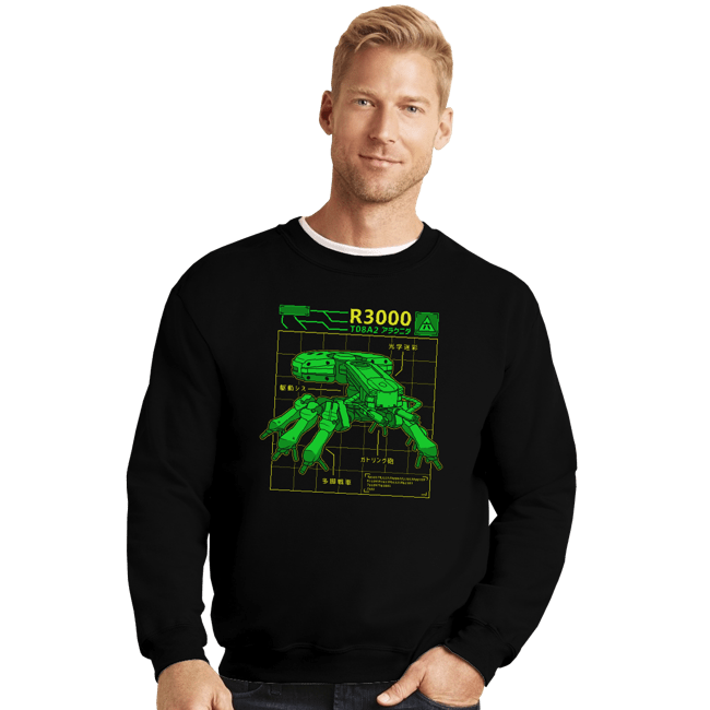 Shirts Crewneck Sweater, Unisex / Small / Black R3000