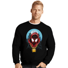 Load image into Gallery viewer, Shirts Crewneck Sweater, Unisex / Small / Black Spider Chain
