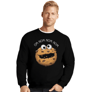 Shirts Crewneck Sweater, Unisex / Small / Black Monster Cookie