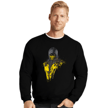 Load image into Gallery viewer, Shirts Crewneck Sweater, Unisex / Small / Black Mortal Fire
