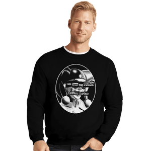Shirts Crewneck Sweater, Unisex / Small / Black Ddjvigo's God Save the Quinn
