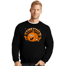 Load image into Gallery viewer, Daily_Deal_Shirts Crewneck Sweater, Unisex / Small / Black Halloween Bob
